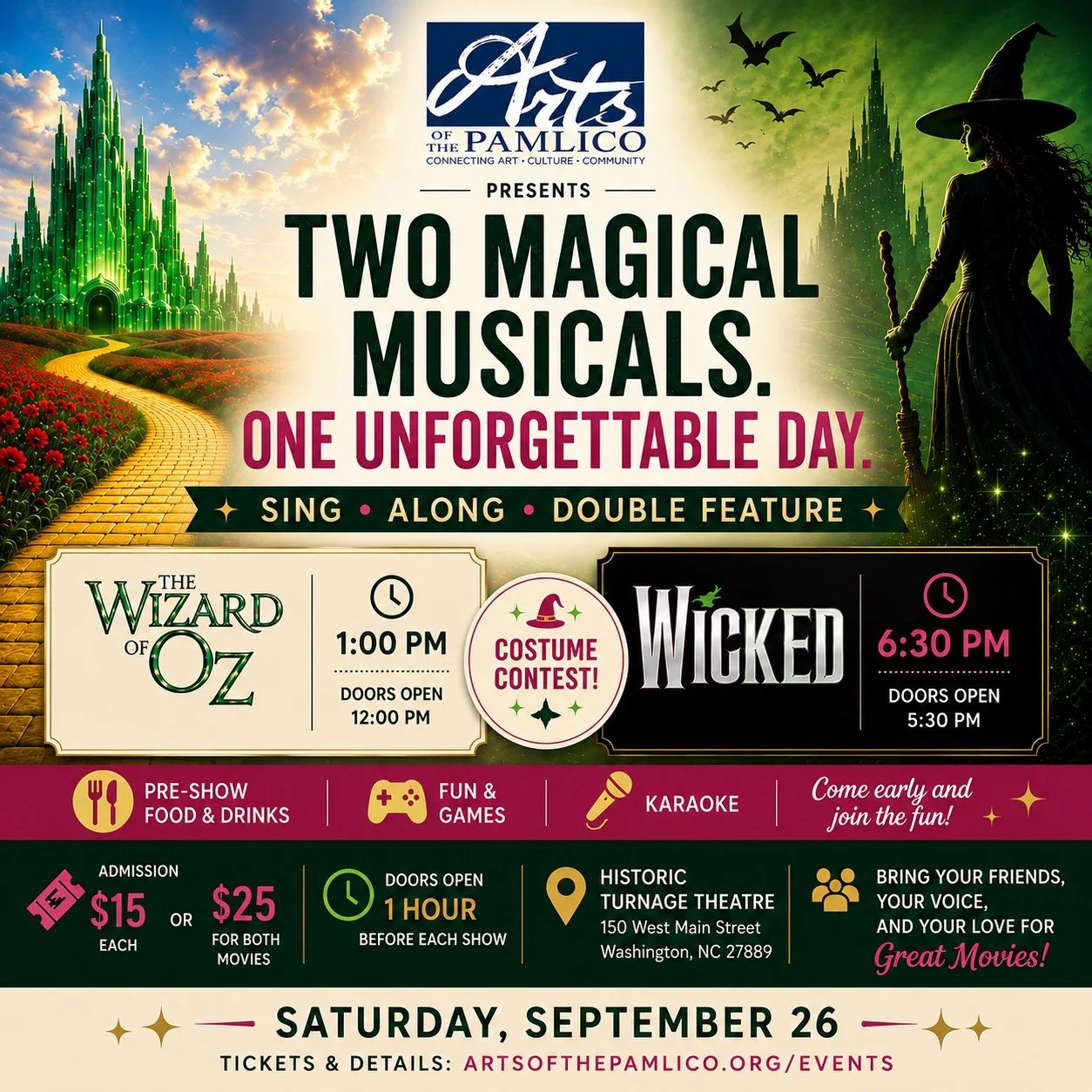 A Day in Oz:  The Wizard of Oz &amp; Wicked Double Feature