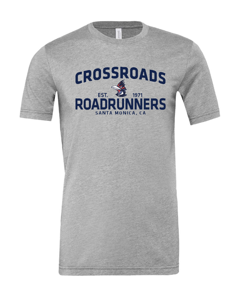 Crossroads Roadrunners Est. 1971 T-Shirt | Grey