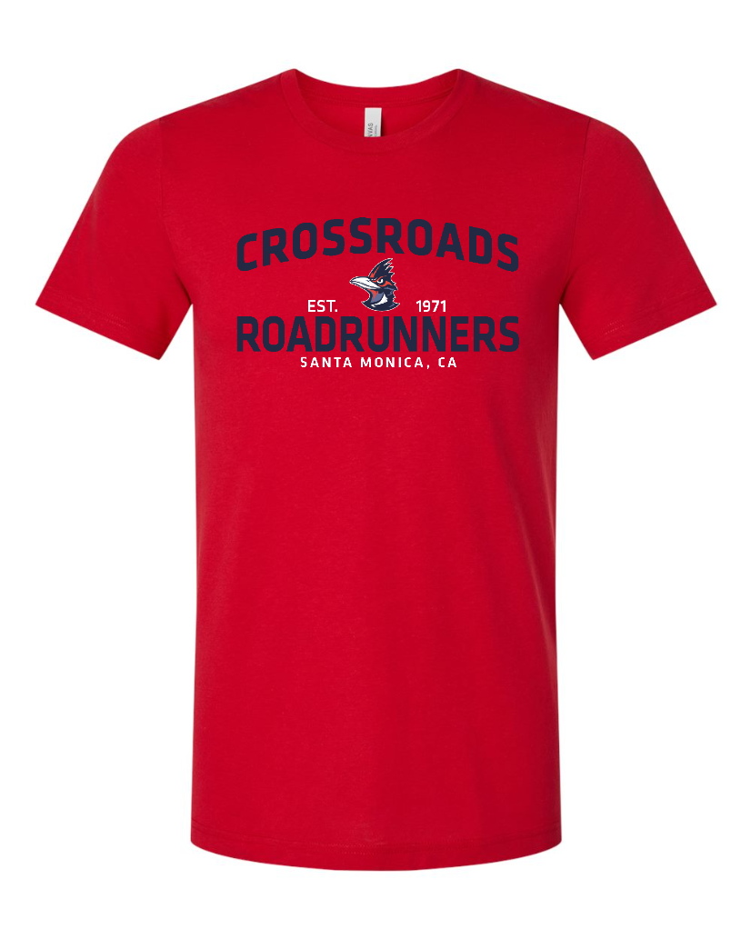 Crossroads Roadrunners Est. 1971 T-Shirt | Red