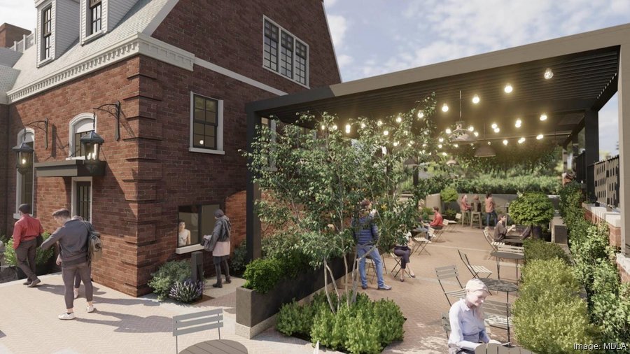  The market is planned to have a bakery with sandwiches, bagels and produce items, as well as a takeout window for ice cream. 