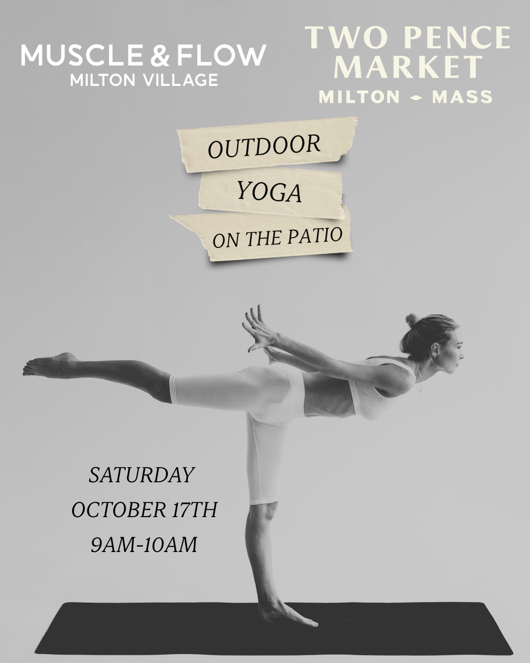 10/17 Yoga on the Patio with Muscle & Flow