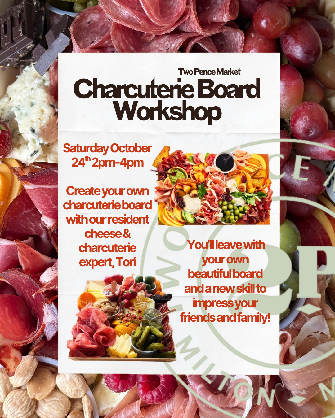 10/24 Charcuterie Board Workshop