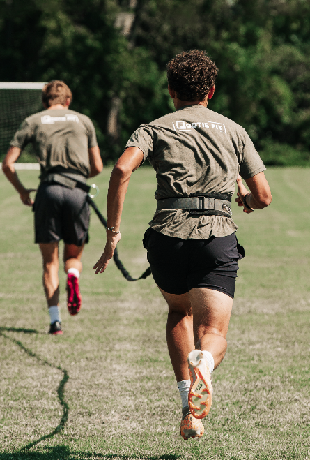 Group class session at Footie Fit performance facility