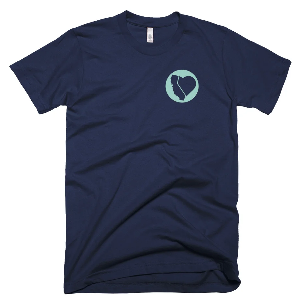 Simple Logo Tee- Navy