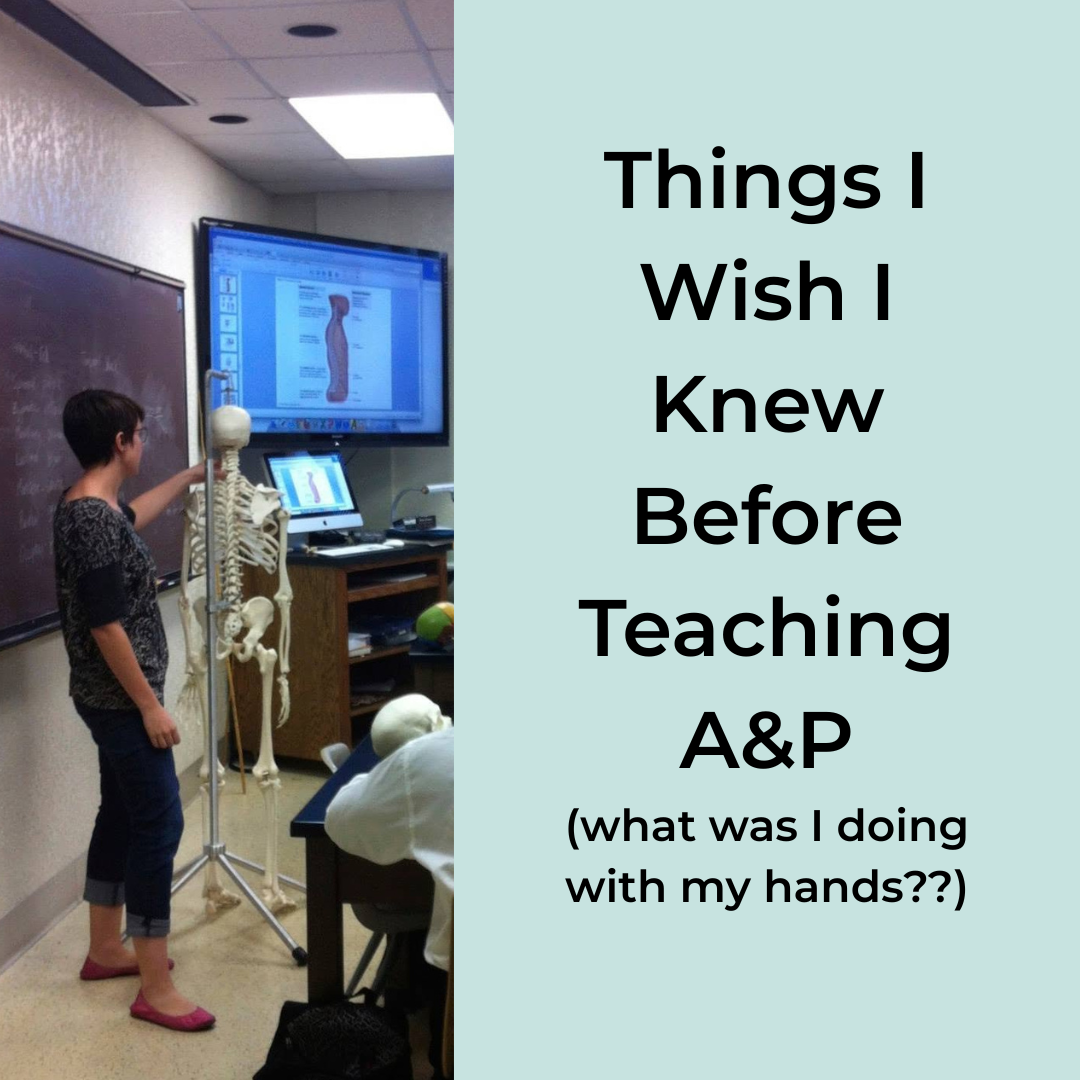 Things I Wish I Knew Before Teaching A&amp;P
