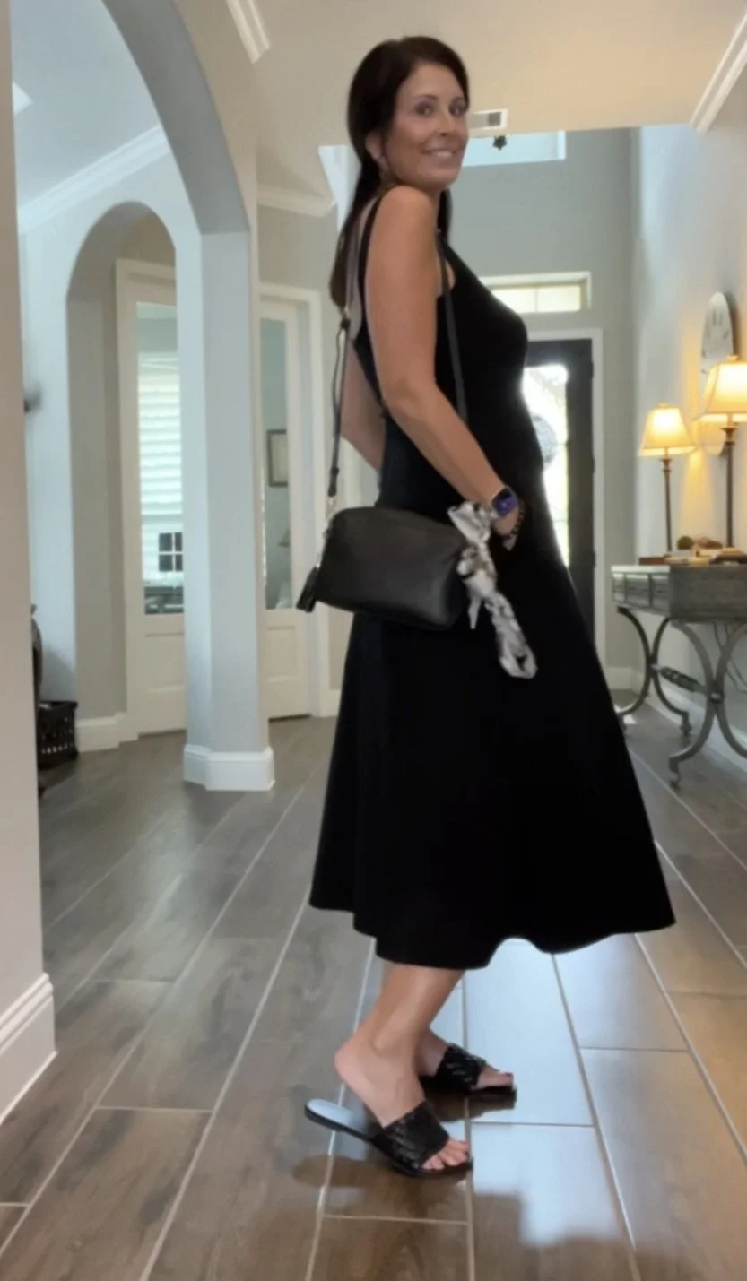 OOTD: Black Tank Dress