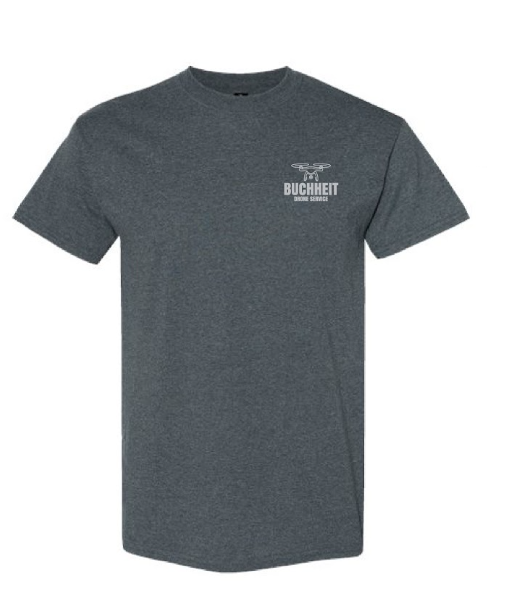 Port and Co Blend Tee Dark Grey Heather
