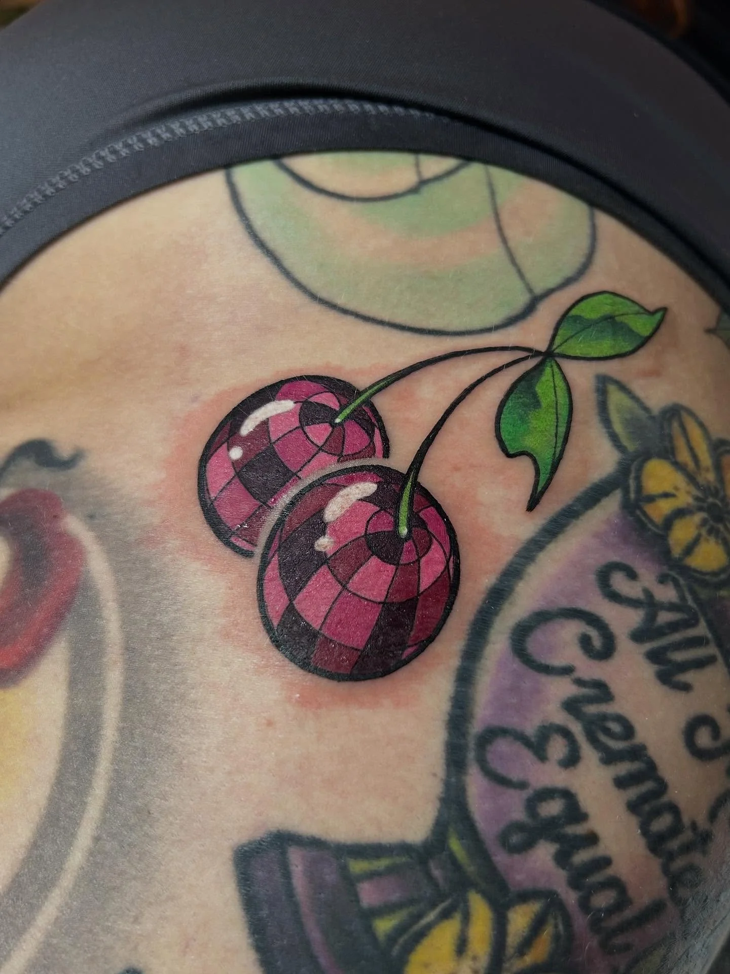 Cute little disco booty cherries!! :3 🍒🪩💃
