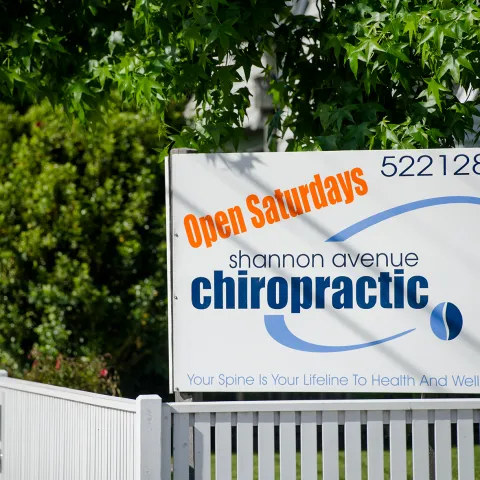 Geelong chiropractor open on Saturday