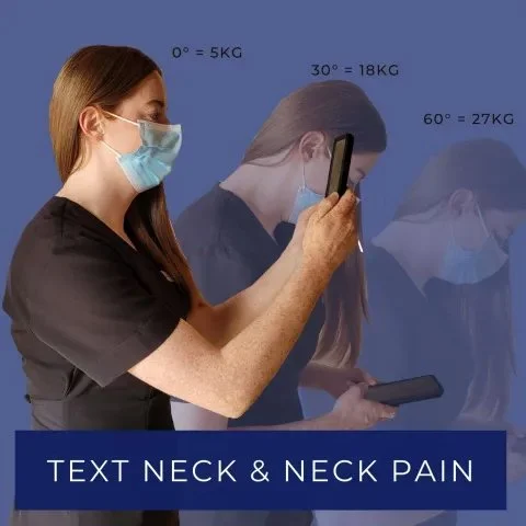 Neck Pain from TEXT NECK how our Geelong Chiropractor can help