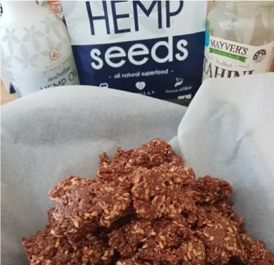 CHOC, HEMP & TAHINI BARS