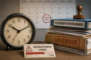 Evenementenvergunningen overschrijden van de termijnen