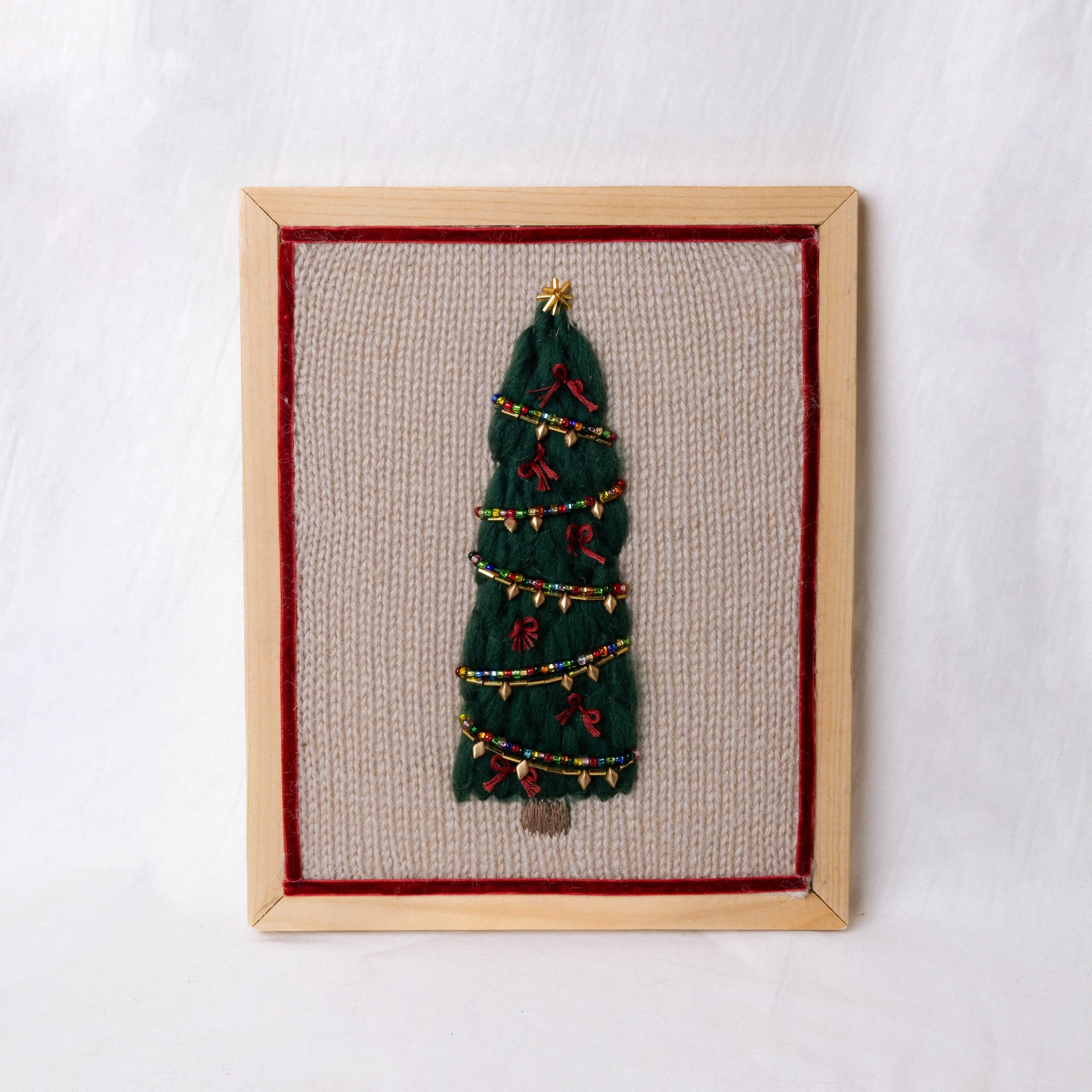 Christmas Tree Yarn Art