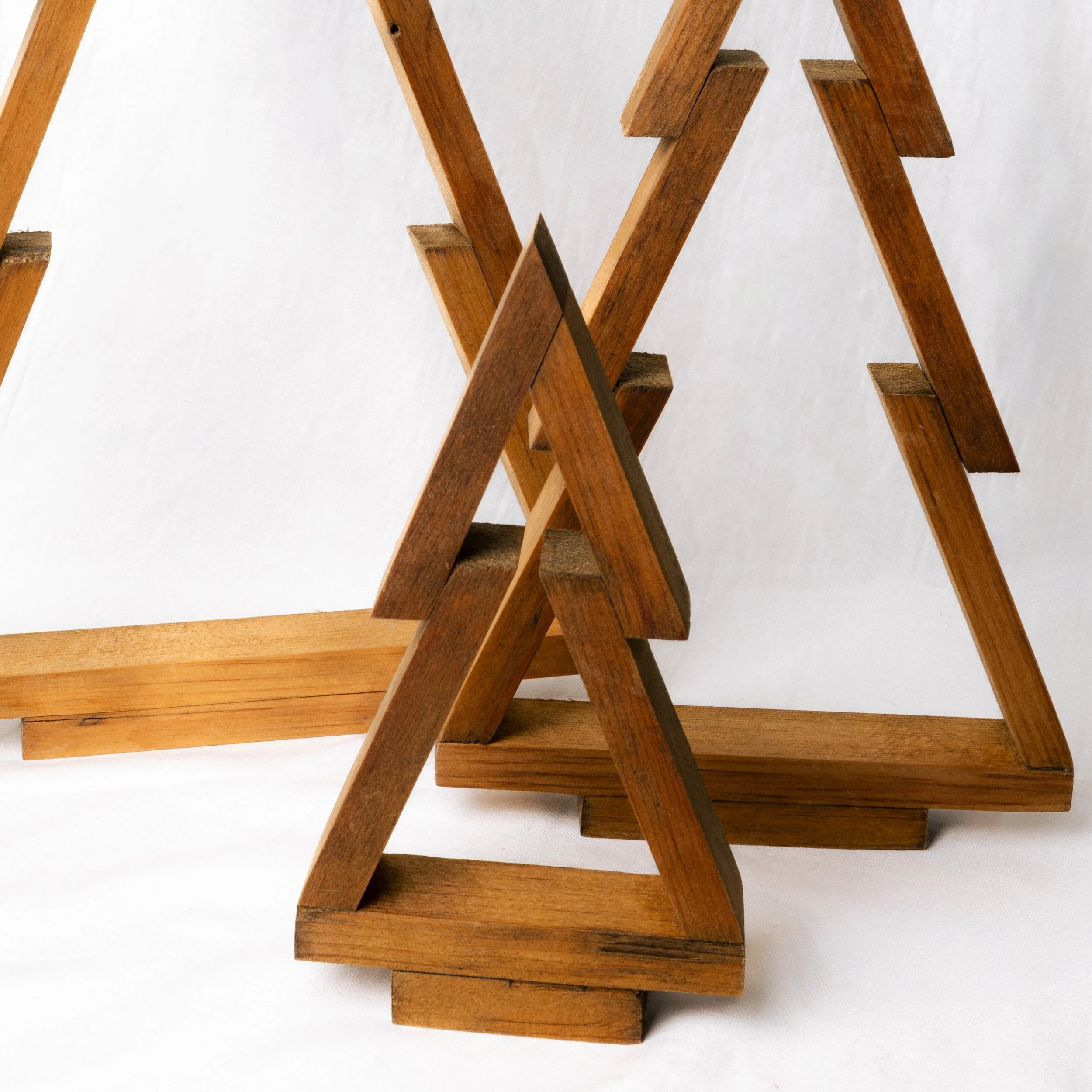 Wooden Christmas Trees Set of 3