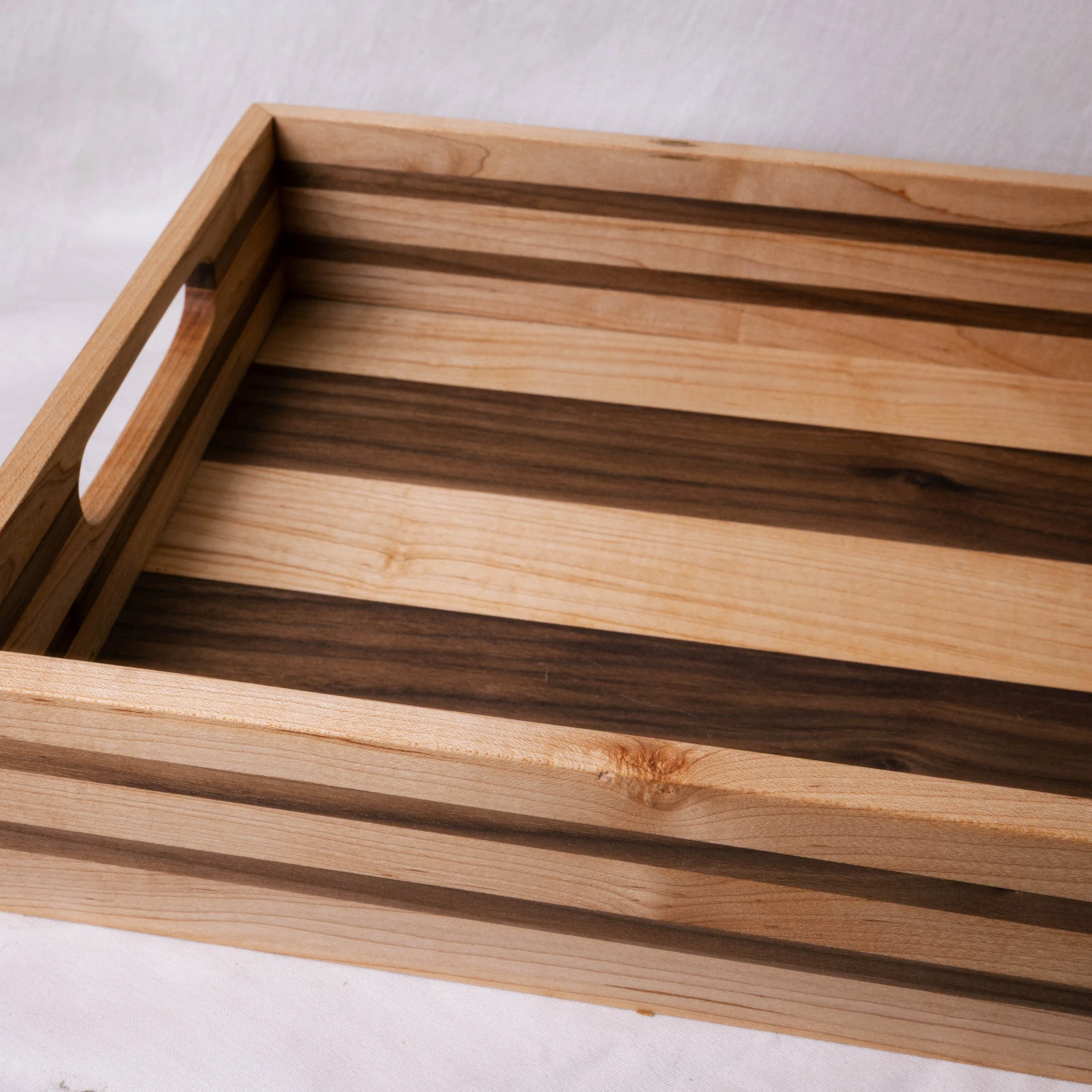 Wooden Tray with Handles