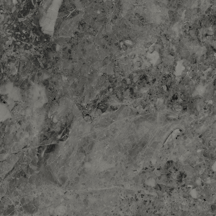 Close-up of a gray marble surface with a polished finish.