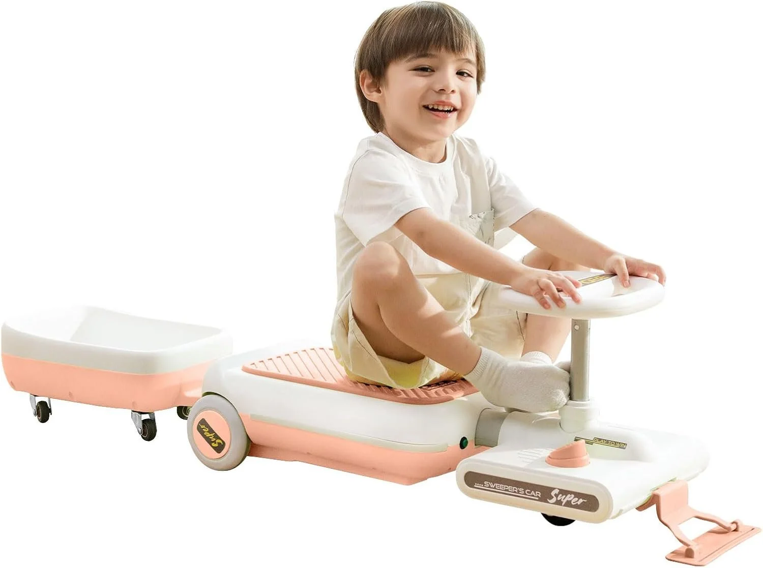 ride-on cleaning fun