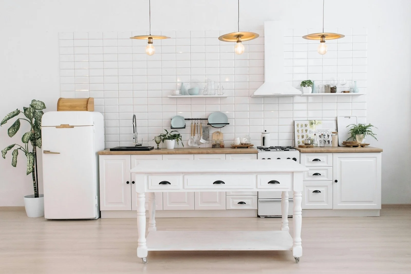 Clean and organized home space after quick cleaning routine