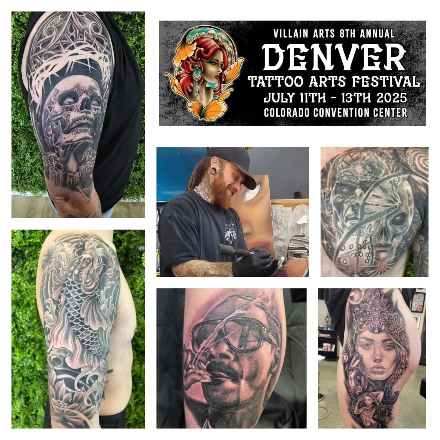 Booking now! Come get a tattoo and check out the dope ass convention this weekend! It's always a good time!
