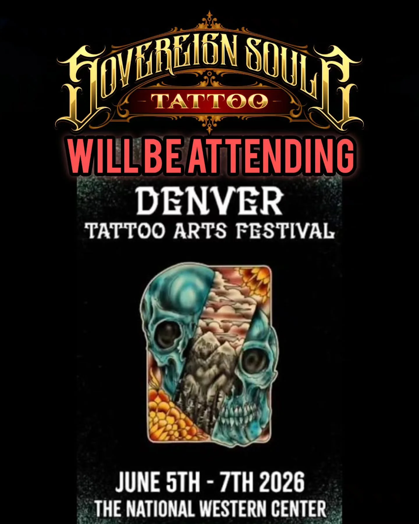Sovereign souls will be attending the villan arts tattoo convention in Denver on June 5th 6th and 7th. The whole team will be there tattooing. Come show some love and check out a really fun convention. We will also be having a couple of the fallen gi