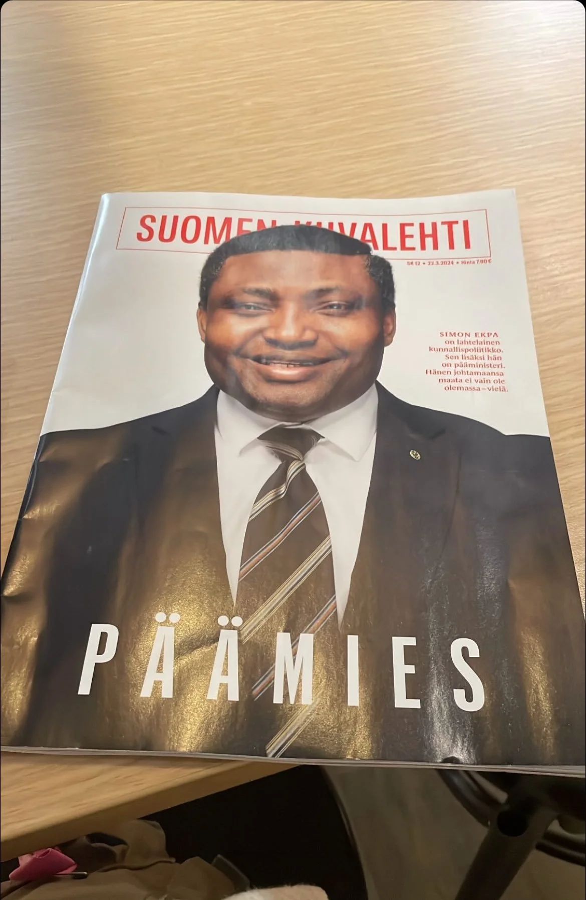 PM Topic of Major Finnish Magazine