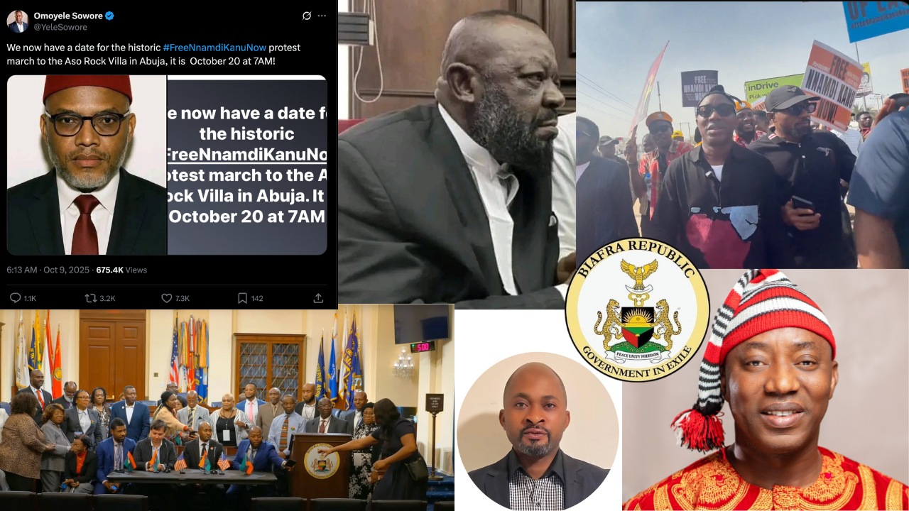 BRGIE TO TINUBU - RELEASE SOWORE, EJIMAKOR &amp; PROTESTERS OR FACE A GLOBAL PROTEST STARTING FROM NIGERIA