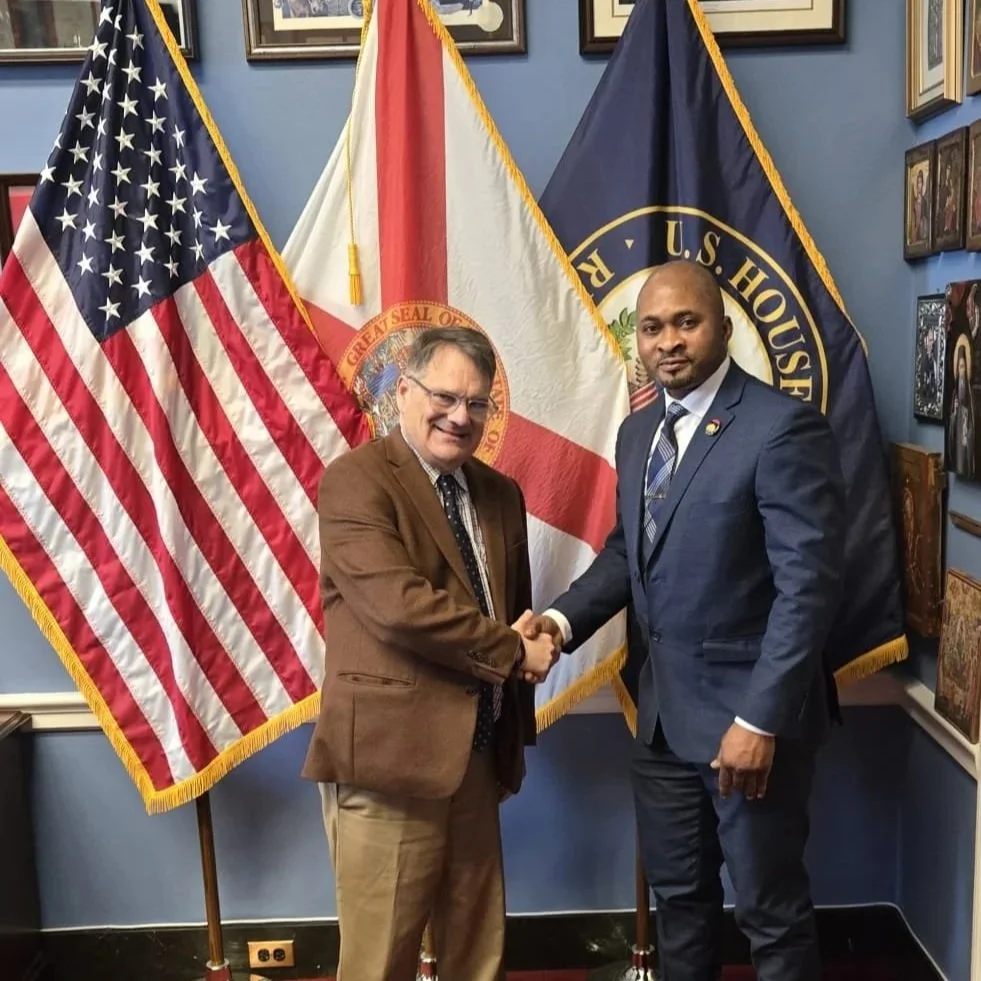 BRGIE Active Prime Minister Nkere Diplomatic meeting;Biafra and Christian genocide in Nigeria to Congressman Bilirakis.