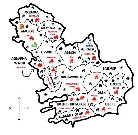Urhobo-Isoko
Capital Ughelli