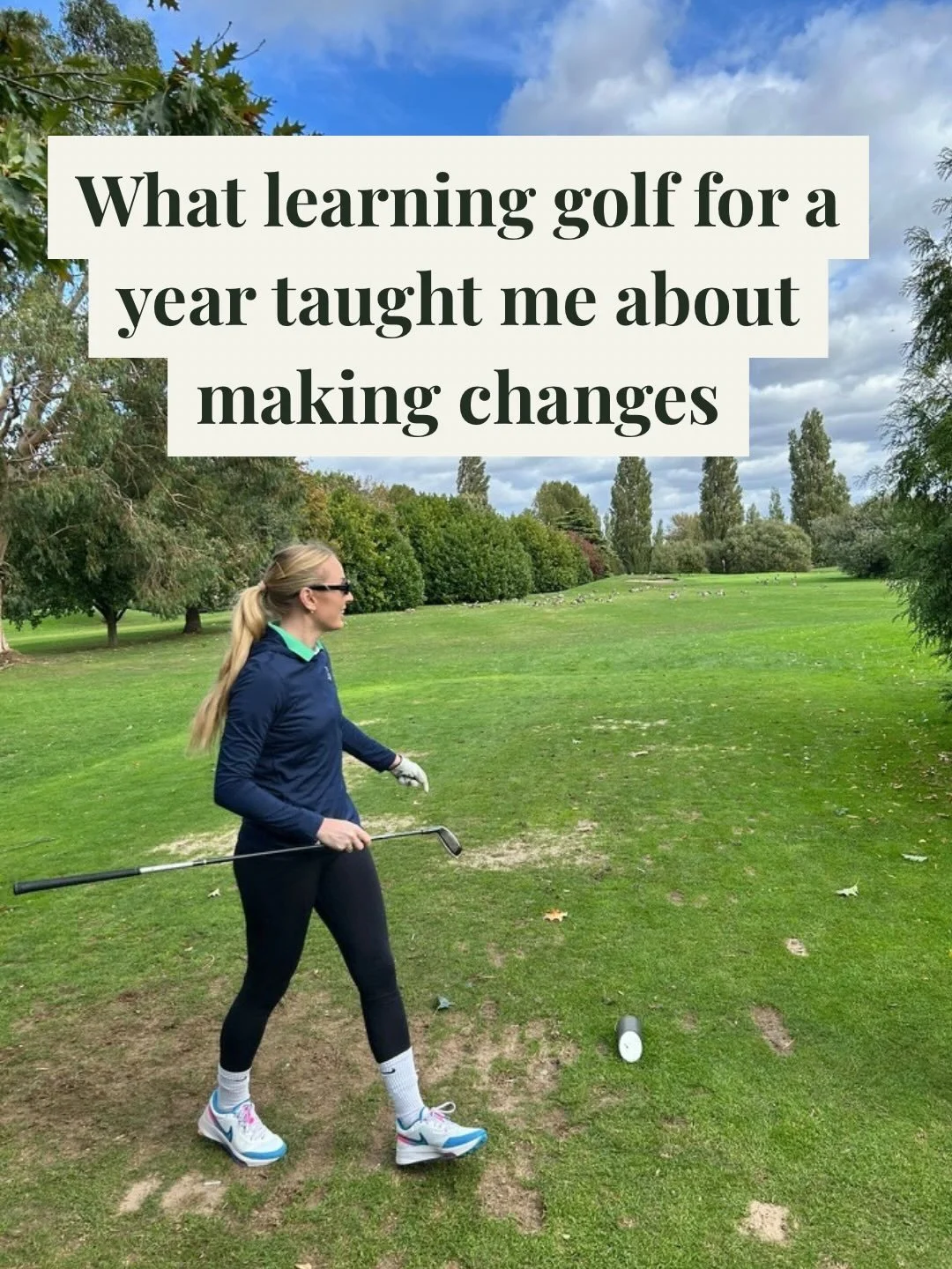 Over the past year learning to play golf, I found myself thinking about change; how hard it is, how different it looks from the inside vs the outside and how much the process of change mirrors what I see in my clinical work.

I&rsquo;m not comparing 