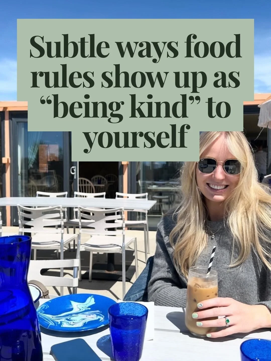 &ldquo;I deserve this&rdquo; or &ldquo;I&rsquo;ll treat myself&rdquo; are phrases we hear all the time and on the surface seem harmless or even seem to be based in enjoyment and spontaneity.

However, they can mask food rules, conditions and restrict