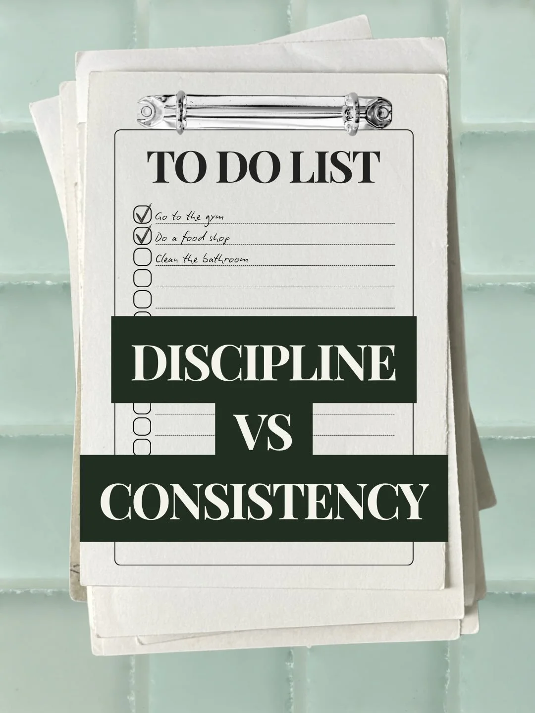 The word discipline is everywhere. And whilst striving to be disciplined can be well intentioned; to make change or stay motivated, it can be harmful.

Often, eating disorders start with trying to be disciplined. Whether that be following a strict di