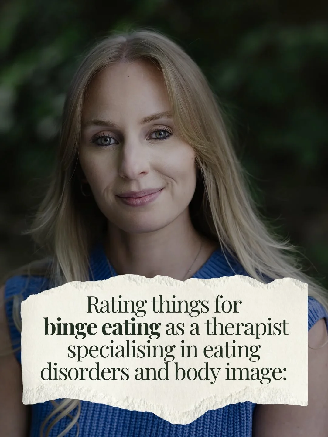 &ldquo;I just need to be more disciplined&rdquo; is often what clients who struggle with binge eating often say to me.

People are often advised to avoid &ldquo;trigger&rdquo; foods, track calories or eat intuitively often by people who have no exper