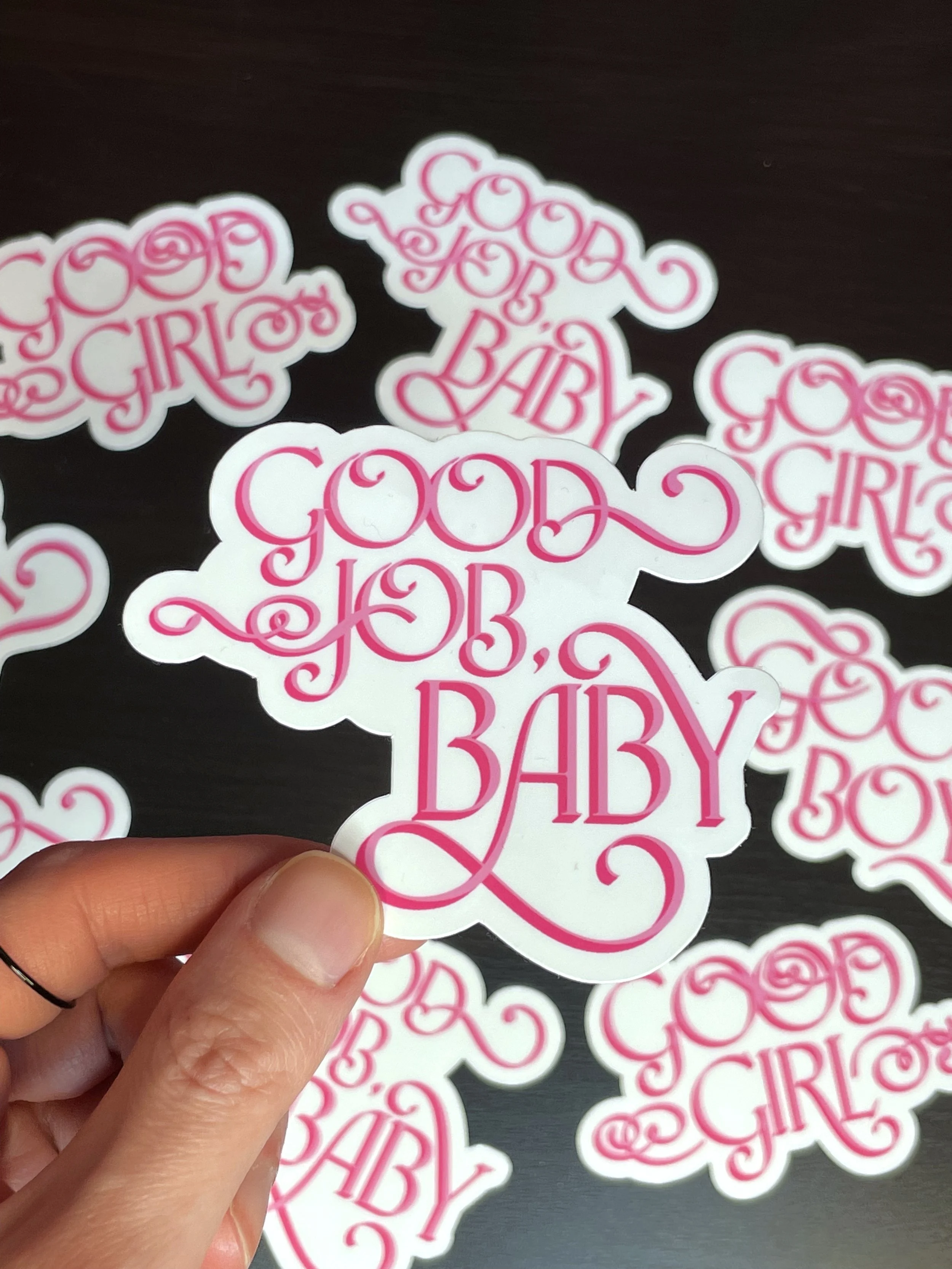 Good Job, Baby Sticker - Romantic Praise Waterproof Stickers