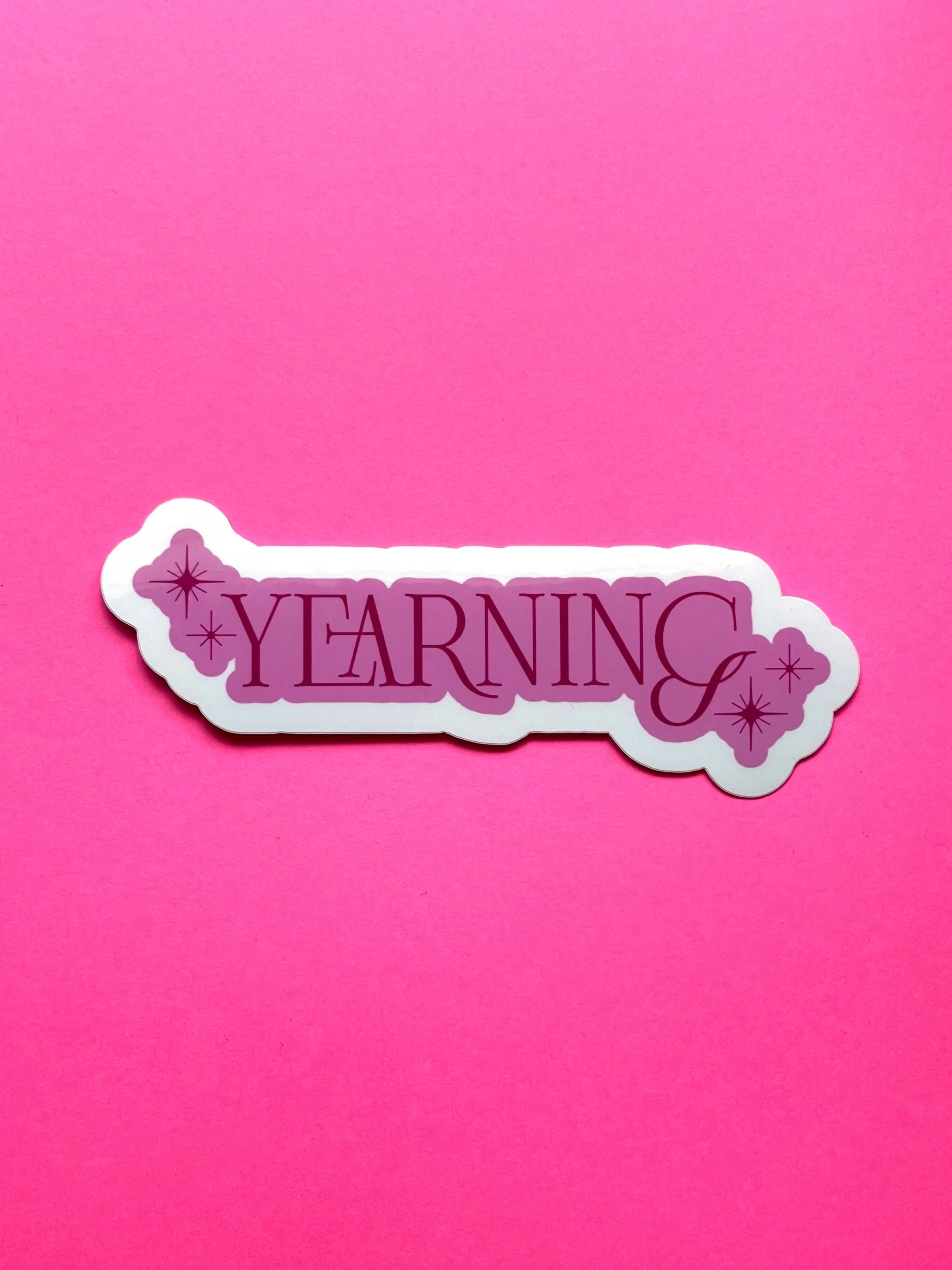 Yearning Sticker - Waterproof Stickers