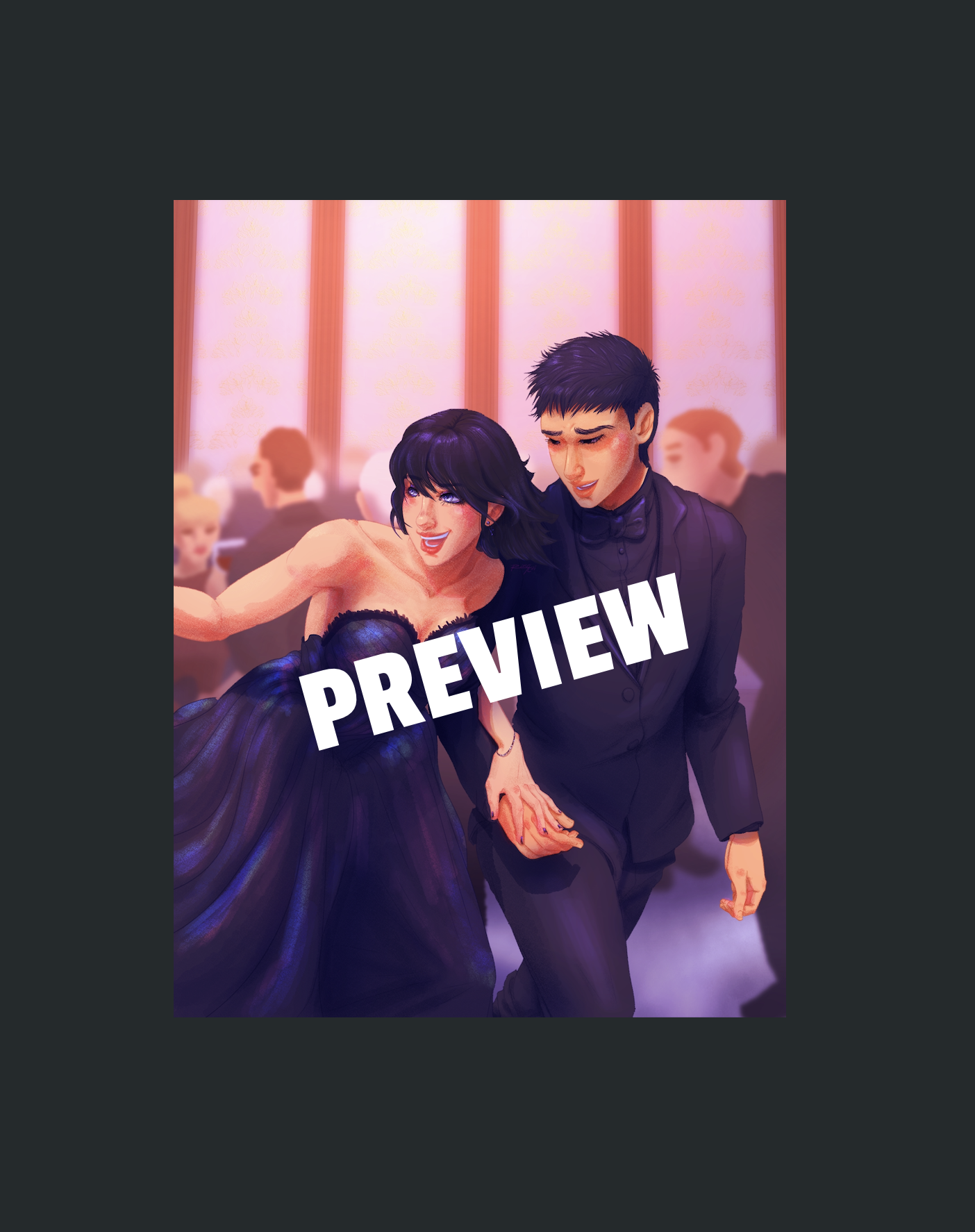 Emmalee and Niko, Soul Survivors Party Scene - Digital Art Print Download