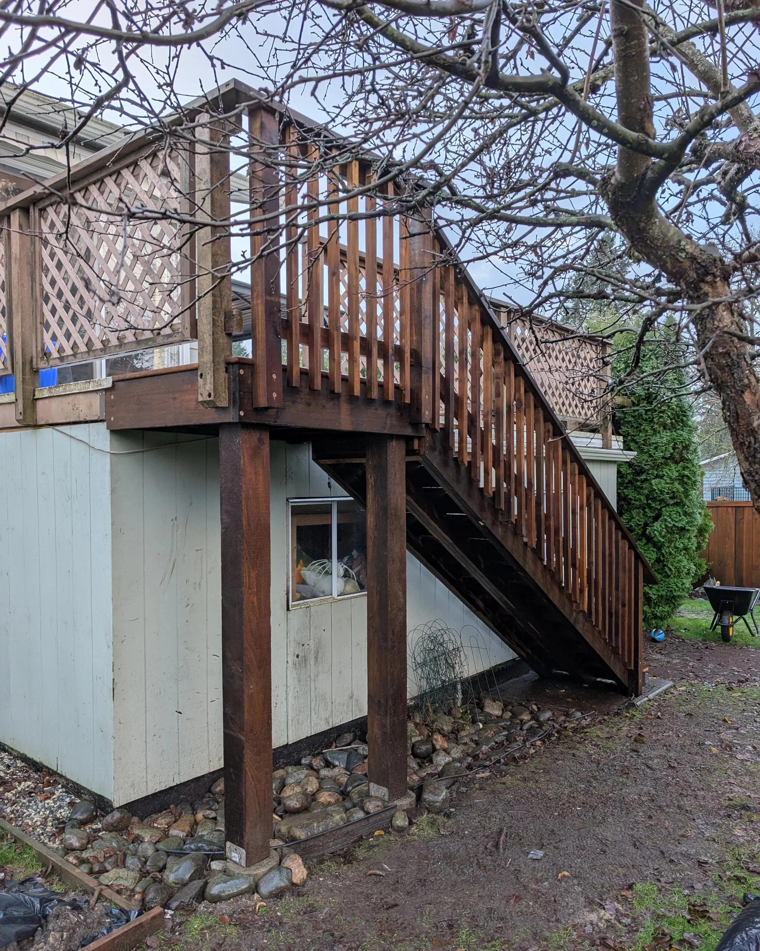 Custom Exterior Stairs, Courtenay