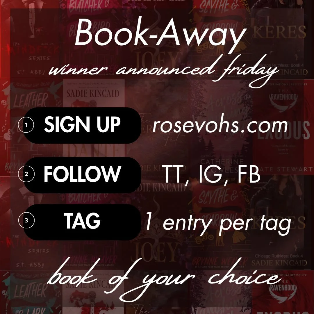 If your TBR is already out of control&hellip; good. Let&rsquo;s make it worse 😌📚

For the next 13 weeks leading up to RAGE (July 14), I&rsquo;m giving away a romance book of your choice every week.

Yes. Your choice. I support your questionable dec