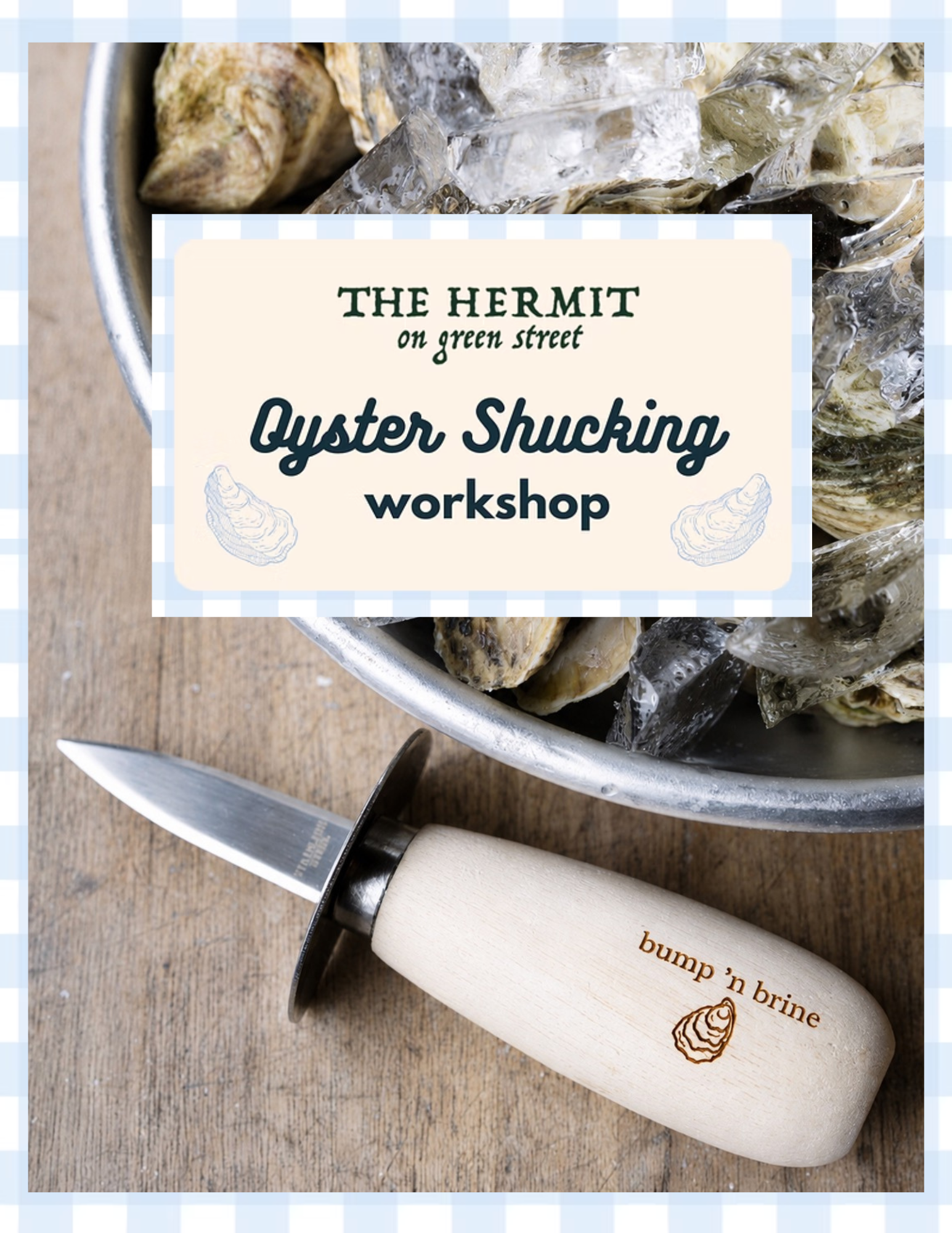Oyster Shucking at The Hermit