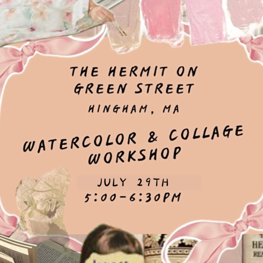 Watercolor &amp; Collage Workshop with Paige Lindsey Design