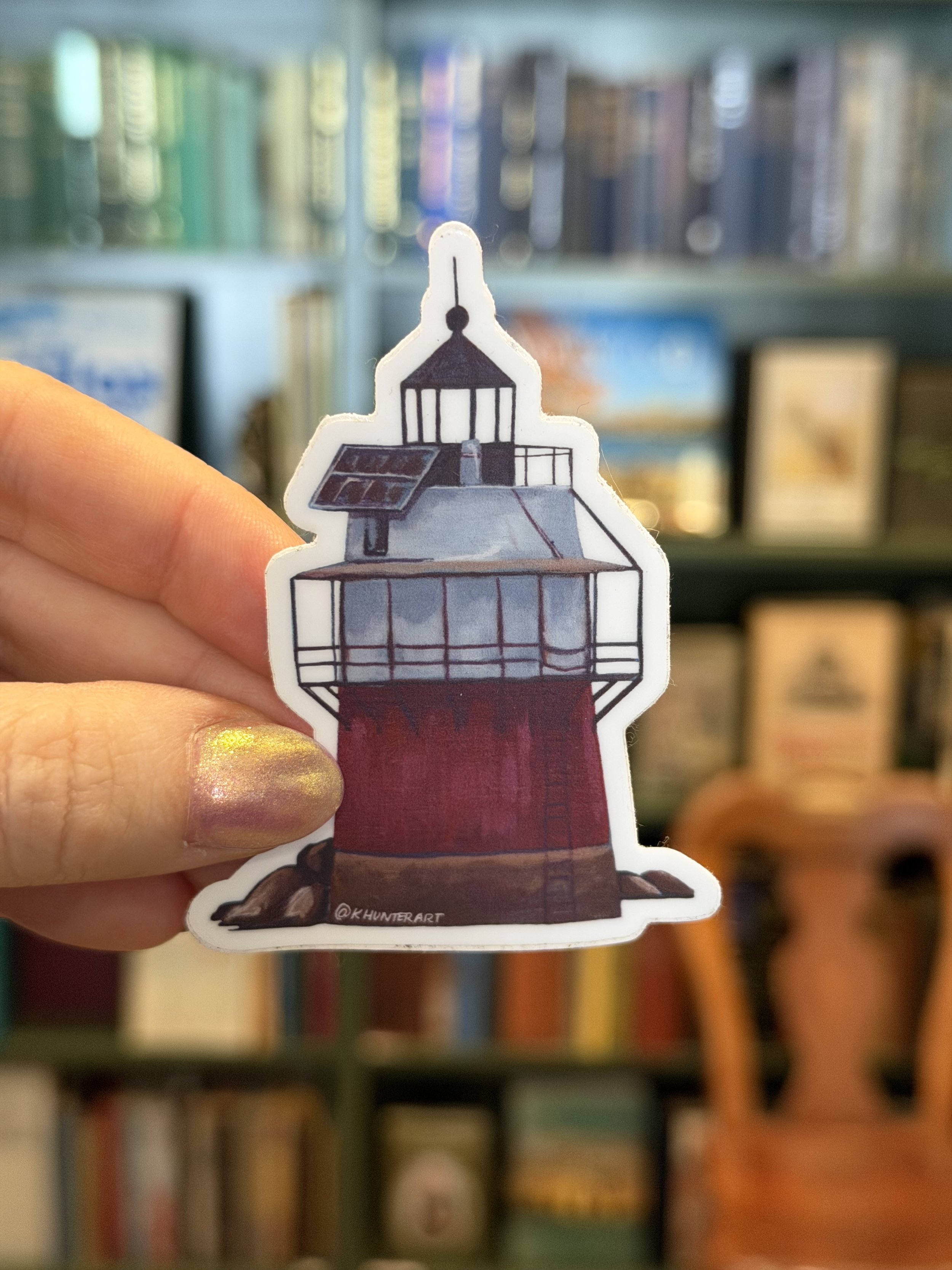 Bug Light (Duxbury Pier Lighthouse) Sticker