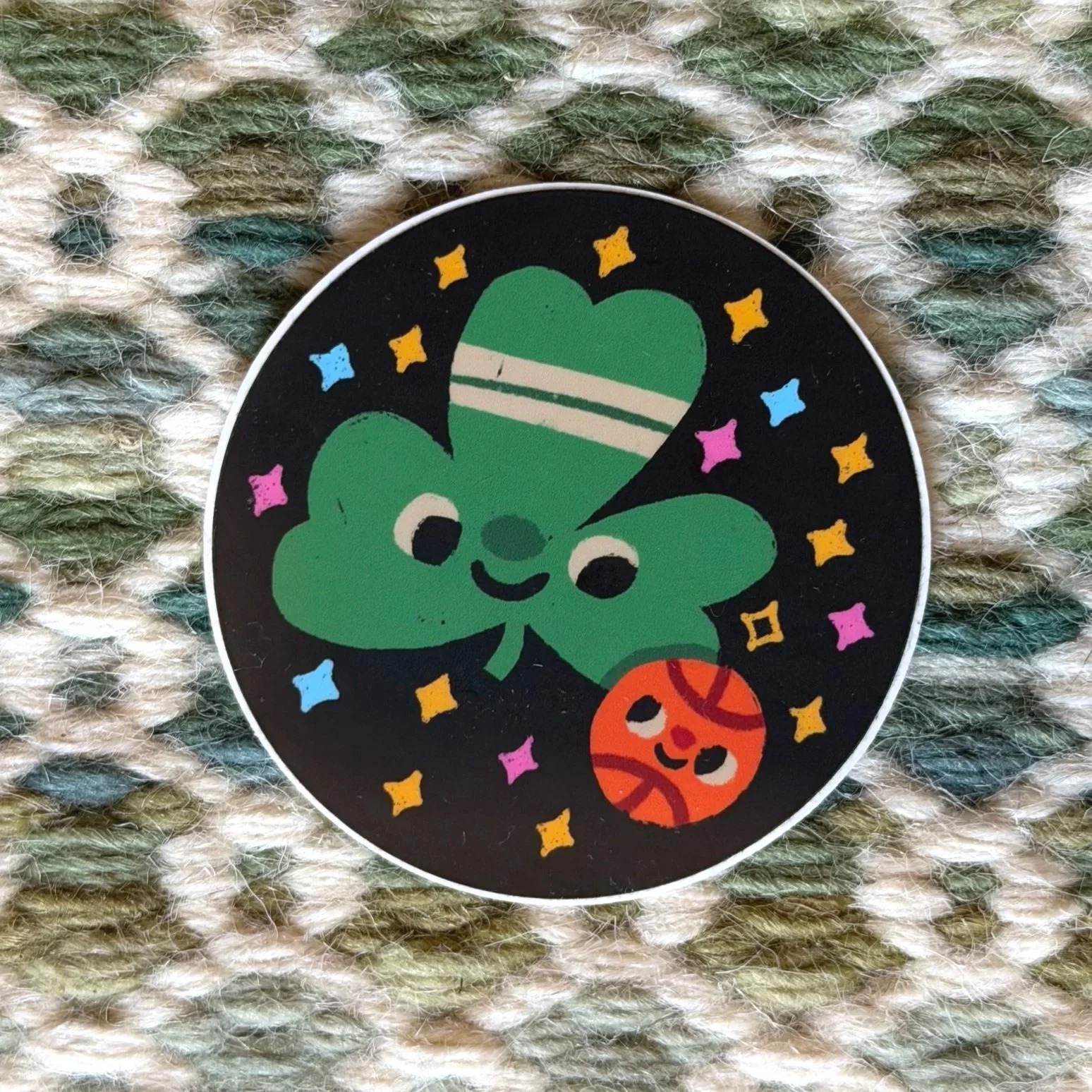 Boston Celtics Basketball Sticker