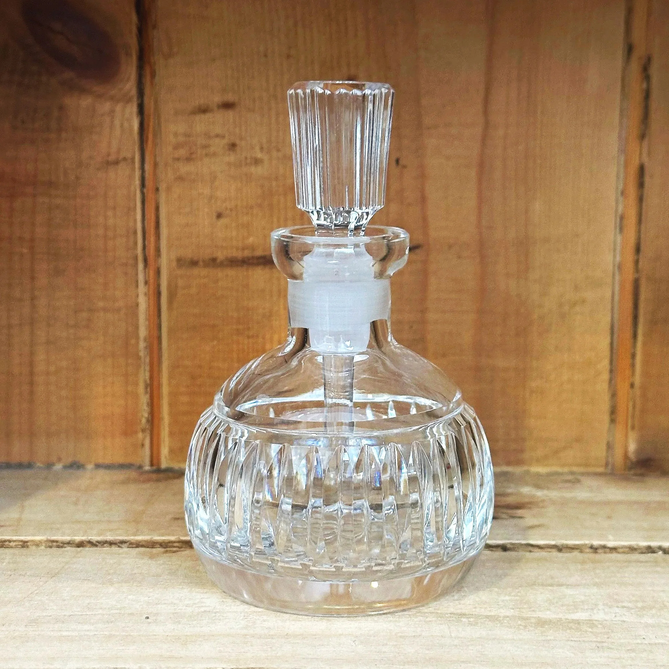 Vintage Cut Glass Perfume Bottle