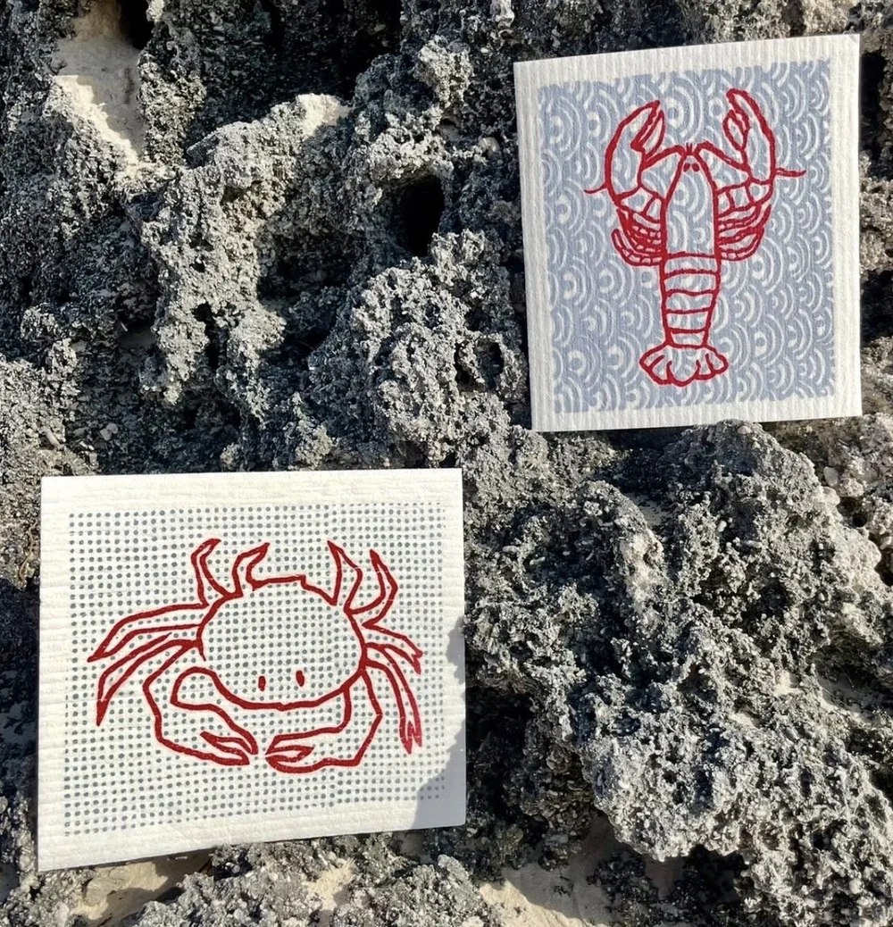 Clean Up Crab Swedish Dish Cloth — The Hermit On Green Street