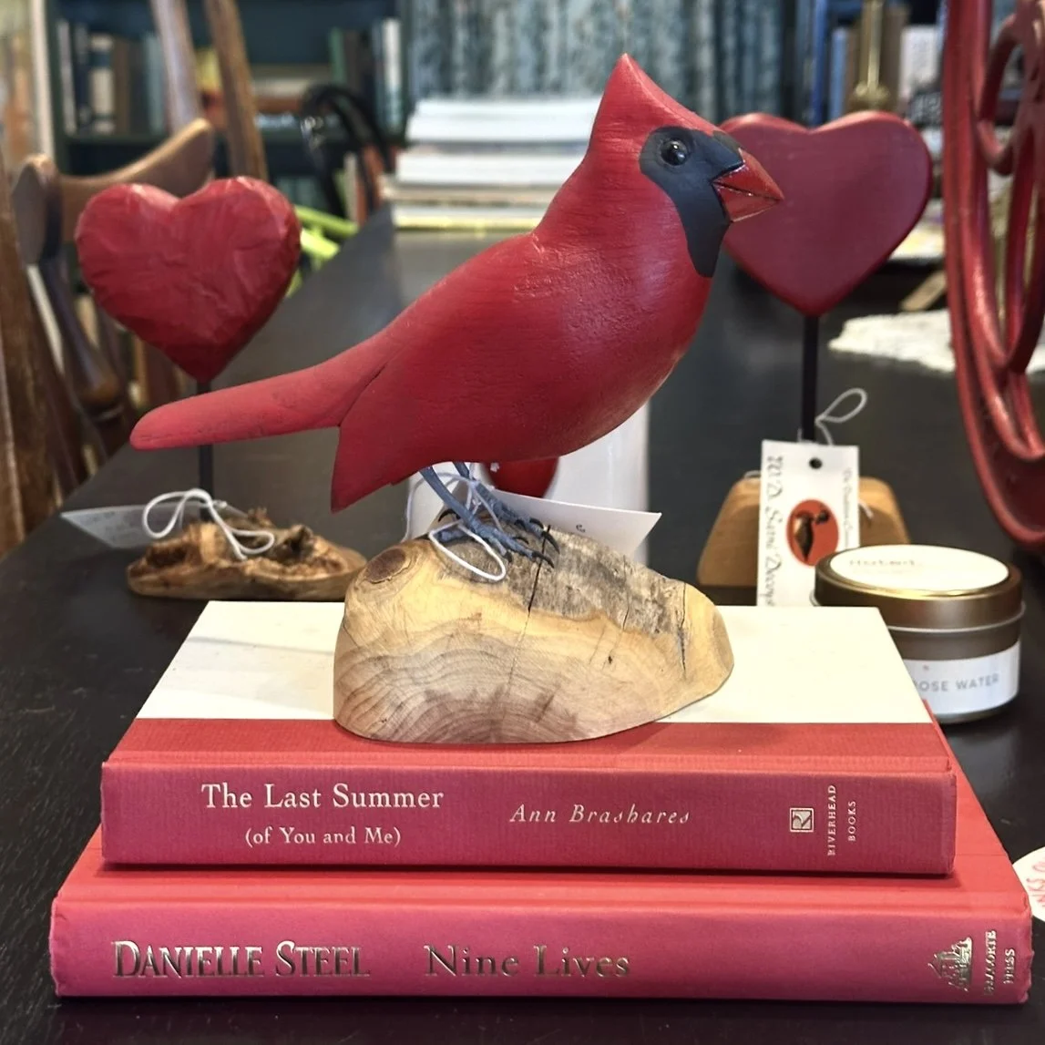 William Sarni Red Cardinal Wood Decoys - WDS13