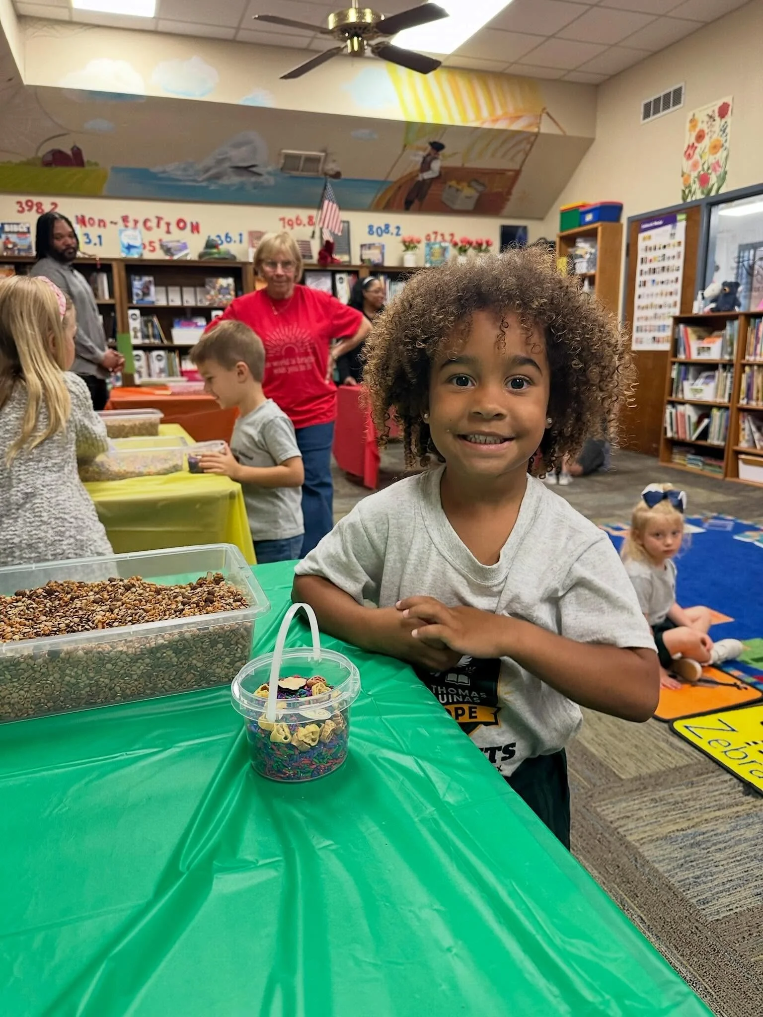 Our PK3&ndash;3rd grade students celebrated a year of growing in virtue with a special treasure hunt! ✨💚 Each student collected beautiful virtue tokens to take home as a meaningful keepsake and reminder of the lessons learned throughout the year.

A