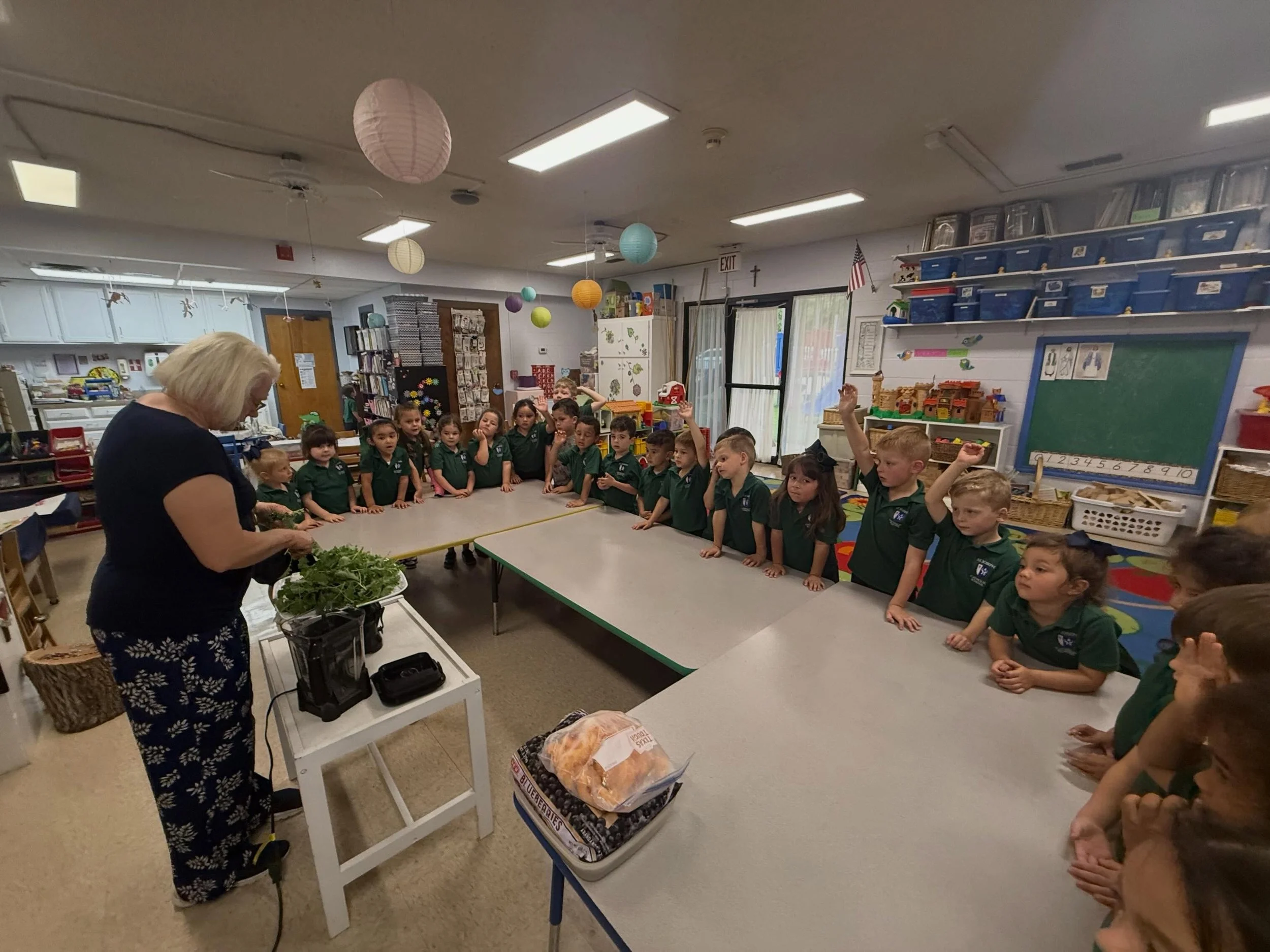 🌱 From garden to smoothie!

Our Pre-K students enjoyed a special treat made with kale they planted and cared for themselves this school year.

Hands-on experiences like gardening help children explore science, responsibility, healthy habits, and the