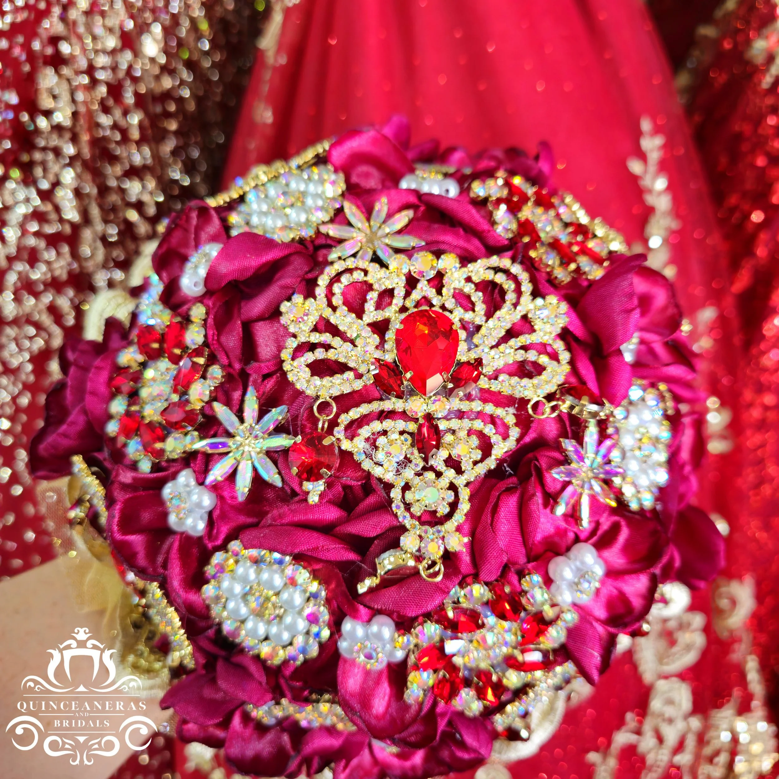 Dark red quinceanera bouquet.jpg
