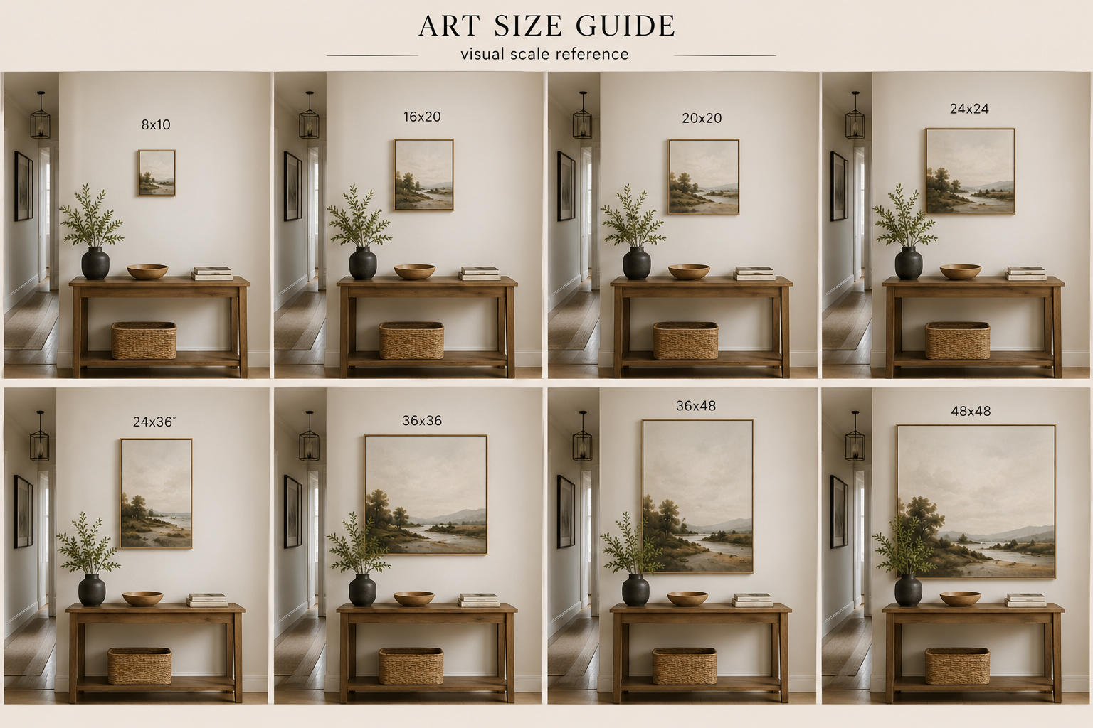 How to Choose the Right Size Art for Your Room