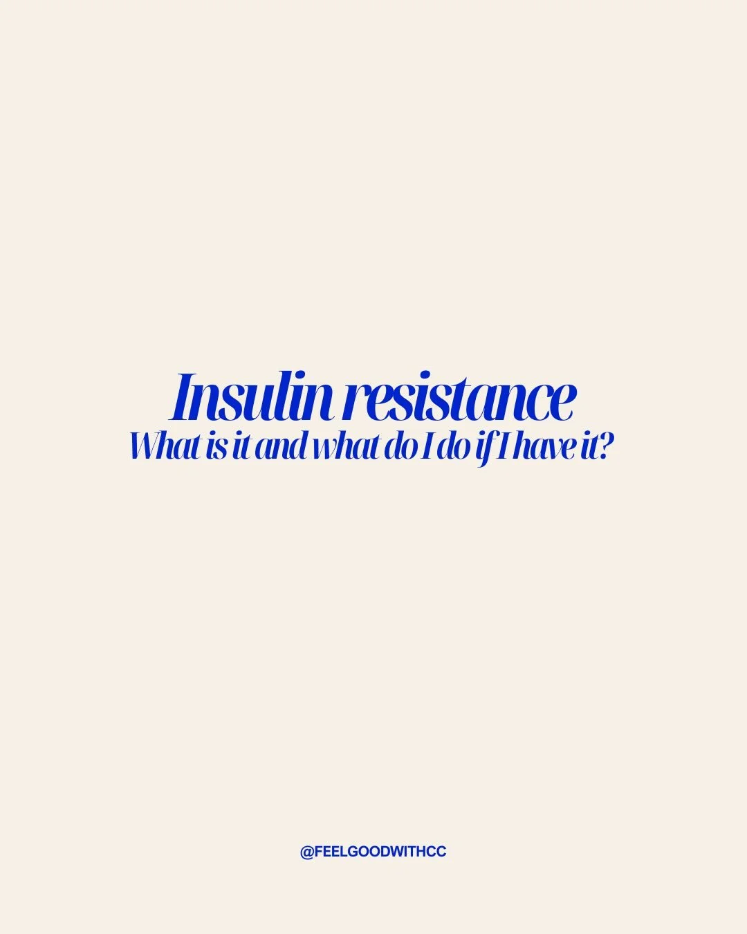Your blood sugar can look &ldquo;normal&rdquo; for years while insulin is quietly climbing behind the scenes. Checking fasting Insulin can give insight into blood sugar balance, energy, cravings, metabolism, hormone health, and overall metabolic func