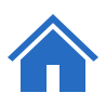 A blue house icon